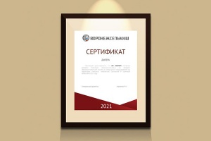 Компания Молот получила сертификат официального дилера ВСМ